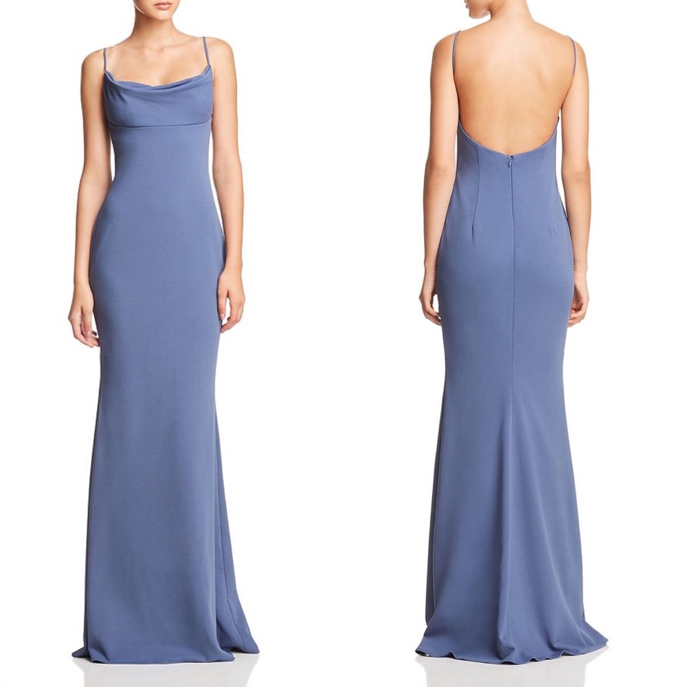 NEW Katie May Blue Strap Maxi Gown Formal Gown Dress Size 10 and 12 Available - Picture 1 of 7